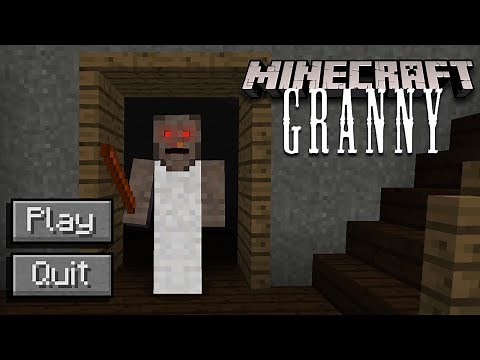 GRANNY NO MINECRAFT!