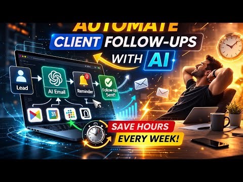 Automate Client Follow-Ups & Tasks with AI (Step-by-Step Workflow) #aiautomation 