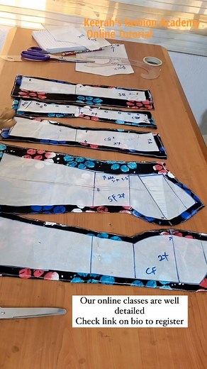 Detailed step by step tutorial on Victorian corset; this is an excerpt from our ongoing online class, check link on bio for the classes available | Keerahsfashioncave Academy