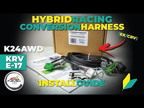 hybrid racing conversion harness install guide k swap honda crv rd1
