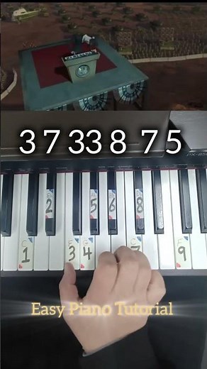 تعليم عزف بيانو بأسهل طريقة بالأرقام 🎹 Monster VS Aliens Correct piano play it EASY #piano #tutorial