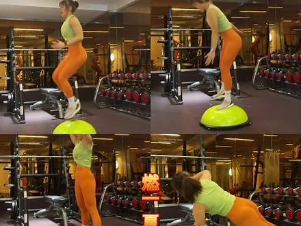 今天本来不￼燃脂的￼～昨天晚上聚餐吃多了（月底你们懂的😂#生命不息运动不止 @DOU 小助手 ￼￼