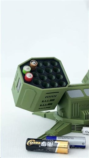 3D printed battlefield mecha model battery storage box ornament