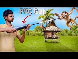 රිලව් එලවන්න තුවක්කුවක් හැදුවා | How to make PVC Alcohol gun 2025