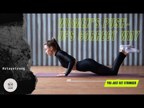 Different Women Proper Push-ups techniques