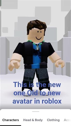 #robloxedit part 2 old to new avatar in roblox
