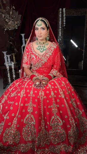 Grace Salons & Makeup Artist on Instagram: "A moment she’ll remember forever, a look that will never fade 💍✨ #gracesalons #makeupartist #gracesalon #instagram #trendingreels #bridalmakeup #makeupaddict #explore #bride #makeupinspiration #fyp #fypage"