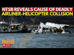 DC Plane Crash LIVE: NTSB Reveals Cause of Deadly Airliner-Helicopter Collision | DCA News