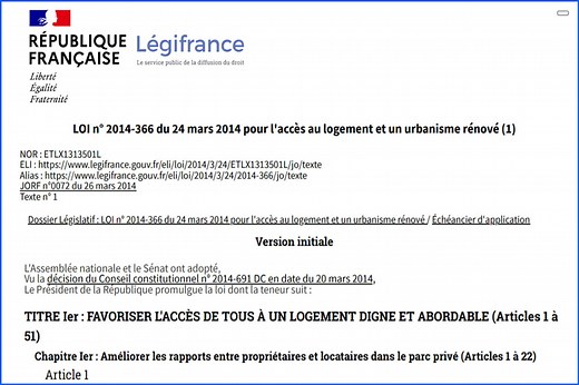 Loi Alur : résumé (zone tendue, copropriété, charges…)