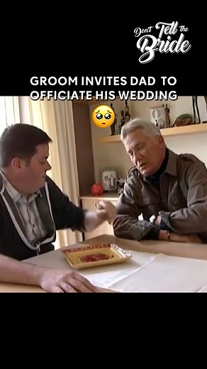 Son asks his ill father to officiate his wedding 🥹 #donttellthebride #groom #wedding #emotional | Don't Tell The Bride