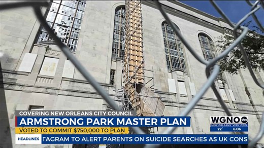 Plans to redevelop New Orleans' Armstrong Park and Municipal Auditorium approved