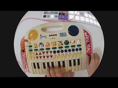 circuit bent animal keyboard