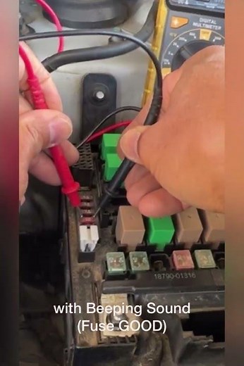 How to check FUSES with Multimeter (easily) #shorts #car