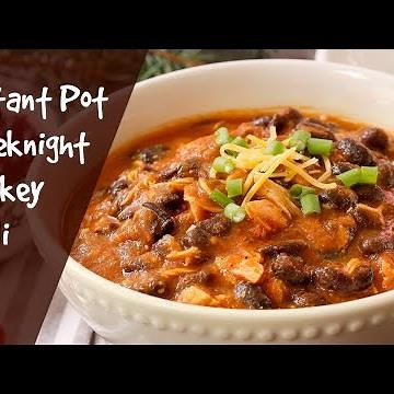 Healthy Instant Pot Weeknight Turkey Chili Recipe