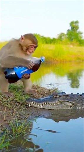 The most craziest monkey pranks human-Try not to laugh #funny #fyp #prank#shorts#tiktok#
