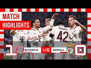 Bayern Munich vs Benfica 1-0 | Champions League 2024/25 | Full Match Highlights & All Goals