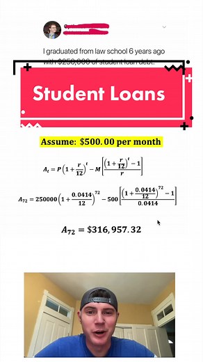 Student Loans #andymath #math #maths