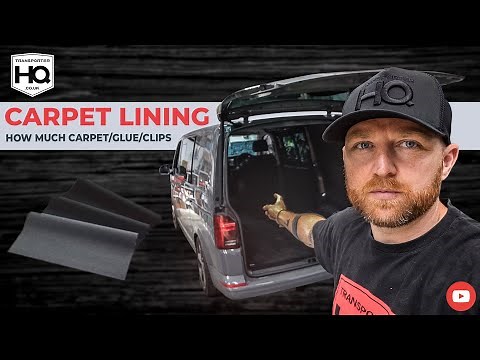 VW Transporter T5 / T6 Carpet lining. How much to use and where SWB & LWB | Transporter HQ