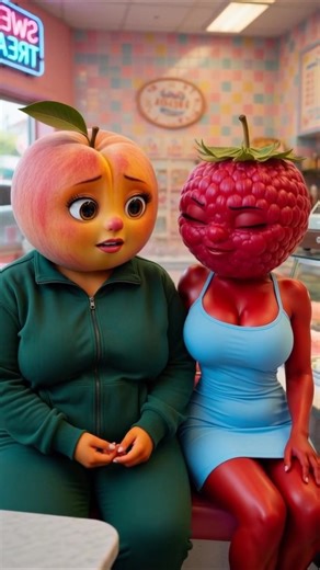 Evil Raspberry Lady #storyline #meangirl #fruit #cheaters | fruit