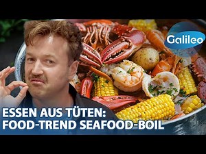 Delicious, unusual, authentic - Seafood Boil: Lobster, shrimp & co. straight from the bag