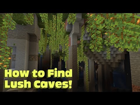 How to find LUSH CAVES in Minecraft! 1.18.2