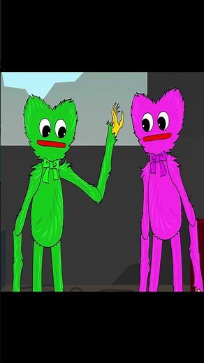 HUGGY WUGGY BECAME THE STRONGEST! Cartoon Animation #shorts