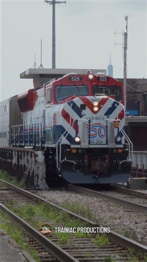 Metra's Special Museum Train Leaving Chicago