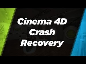 Recovering When Cinema 4D R19 Locks Up or Crashes