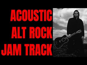 Dark Acoustic Alternative Rock Ballad Jam Track | Guitar Backing Track (A Minor)