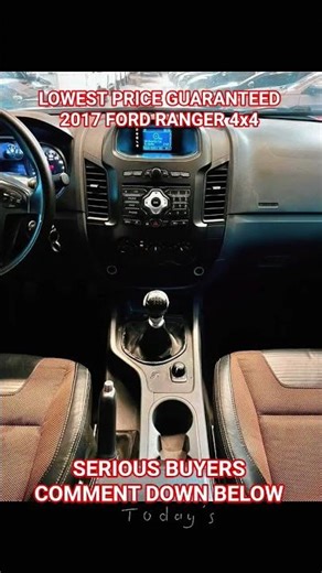 Check out this 2017 Ford Ranger 4x4 M/T. Tough, capable, and ready for the road.