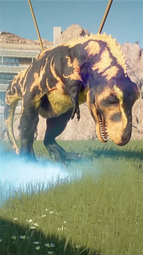 Lego T-Rex vs. Lava T-Rex| Jurassic World Evolution 2