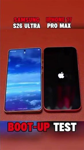 💀 SAMSUNG S26 ULTRA VS IPHONE 17 PRO MAX BOOT-UP TEST! 💀