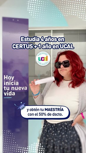 ¡Ser bachiller y magíster en 5 años es posible! Gracias a nuestro convenio con UCAL puedes estudiar 4 años en Certus y un año más en UCAL para obtener tu MBA. ¡Inicia ahora a cumplir tus sueños!