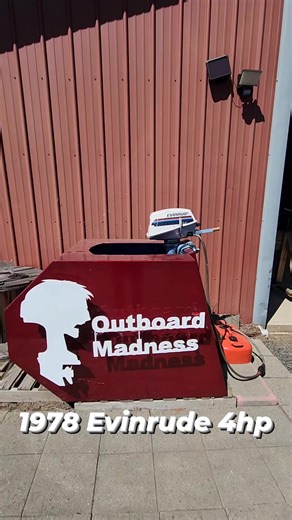 1978 Evinrude 4hp twin cylinder 2-stroke. Outboard Madness #outboardmadness #evinrude #2stroke | Outboard Madness