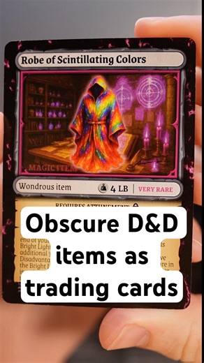 Another look at the Packmule Inventory cards 🃏 #dnd #tradingcards #deckofdmthings