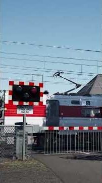 Train Approaching Great Britain Level Crossing