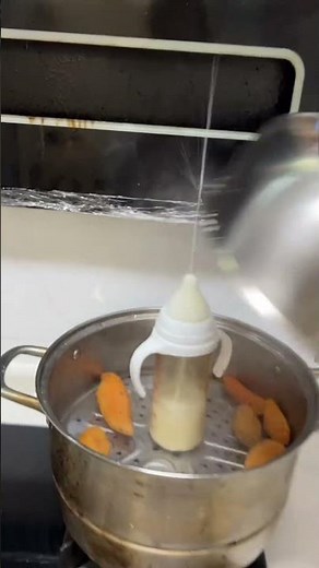 4205: Baby bottle turns into a milk fountain in China