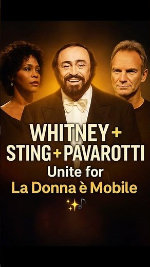 Whitney Houston, Sting & Pavarotti Perform La Donna è Mobile | A Legendary Moment ✨🎶