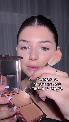 I did a full face of makeup using #tipsandtricks i learned from the @patrick ta #masterclass #patricktamakeup #makeupbynagh #dubaimakeupartist #makeupartistdubai