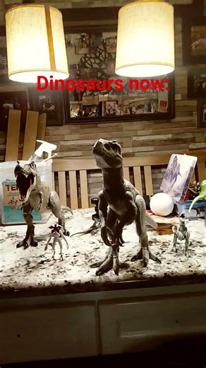 dinosaurs now vs then which one do you like? #phonk #dinosaur