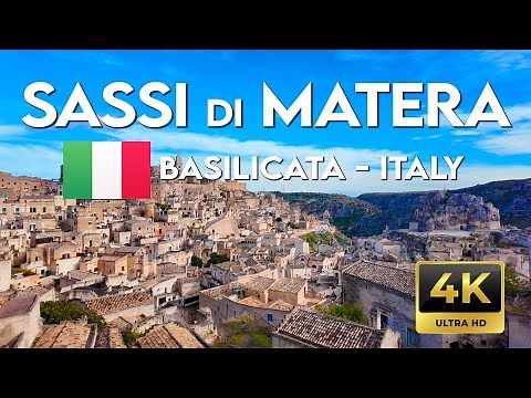 MATERA 4K: How They Carved an Entire City into Stone - SASSI DI MATERA (9,000 Years of History)