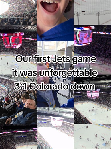 First time at a Winnipeg Jets game. Jets vs Colorado tonight. Incredible atmosphere. 🏒🔥 #winnipegjets #nhl #hockey #jetsnation #canada