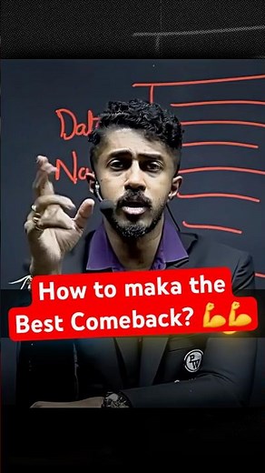 How to make the Best Comeback Ever? 💪💪 #upsc #upscmotvation #physicswallah