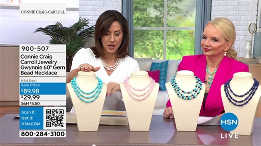 You are watching Connie Craig Carroll Jewelry Collection on HSN.💙📺 Shop the show here: https://bit.ly/HSNRecentlyAired Catch up on the shows you missed and discover where shopping comes alive on the QVC & HSN Streaming Service: https://bit.ly/HSNplus | HSN