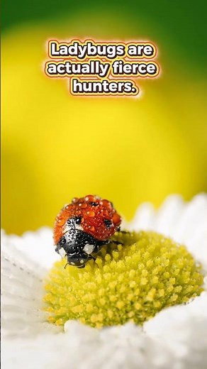 Ladybugs :Tiny Hunters of the Garden 🐞 #ladybug #nature #insects