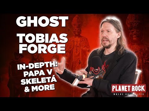 Ghost's Tobias Forge - banning phones, Papa V, Skeletá & more
