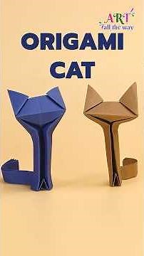 You Won't Believe How EASY it is to Make an Origami Cat