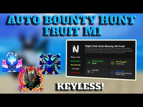 Blox Fruits M1 Auto Bounty Hunt Script (KEYLESS) | Fast Bounty Farm + Auto PvP