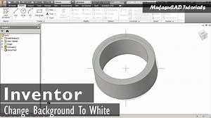Change Inventor Background To White | Basic Tutorial