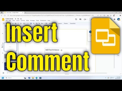 How To Insert Comment on Google Slide Presentation [Guide]